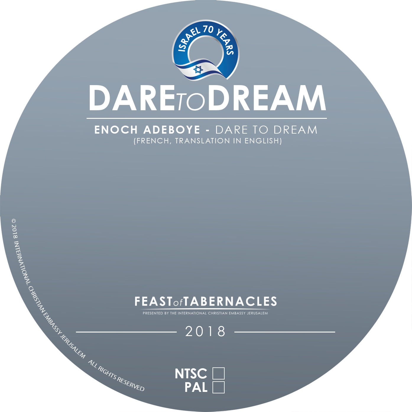 2018 Enoch Adeboye, Evening Celebration,Dare to Dream, - DVD