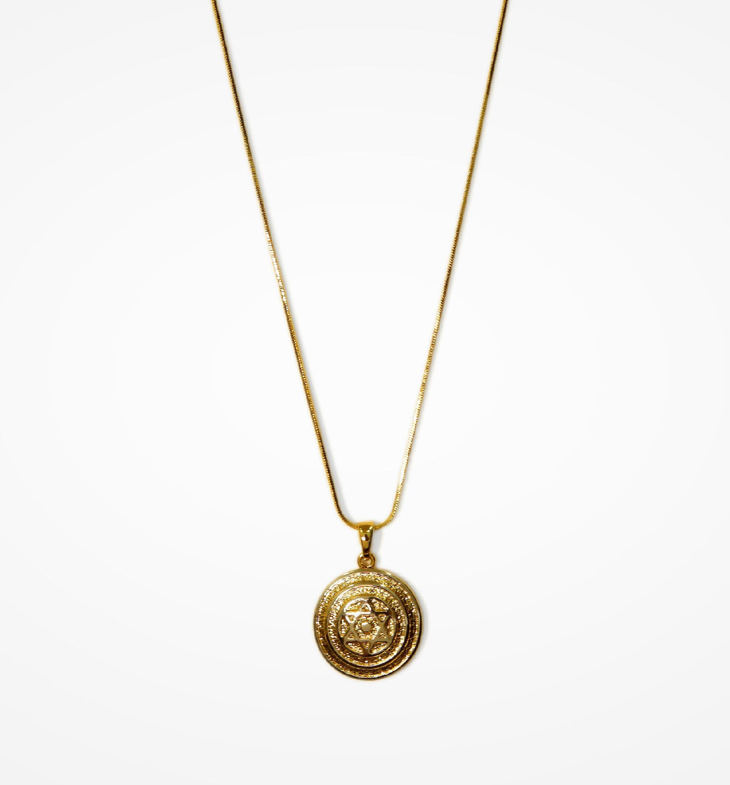 ICEJ Shomer Pendant, 24K Gold plated