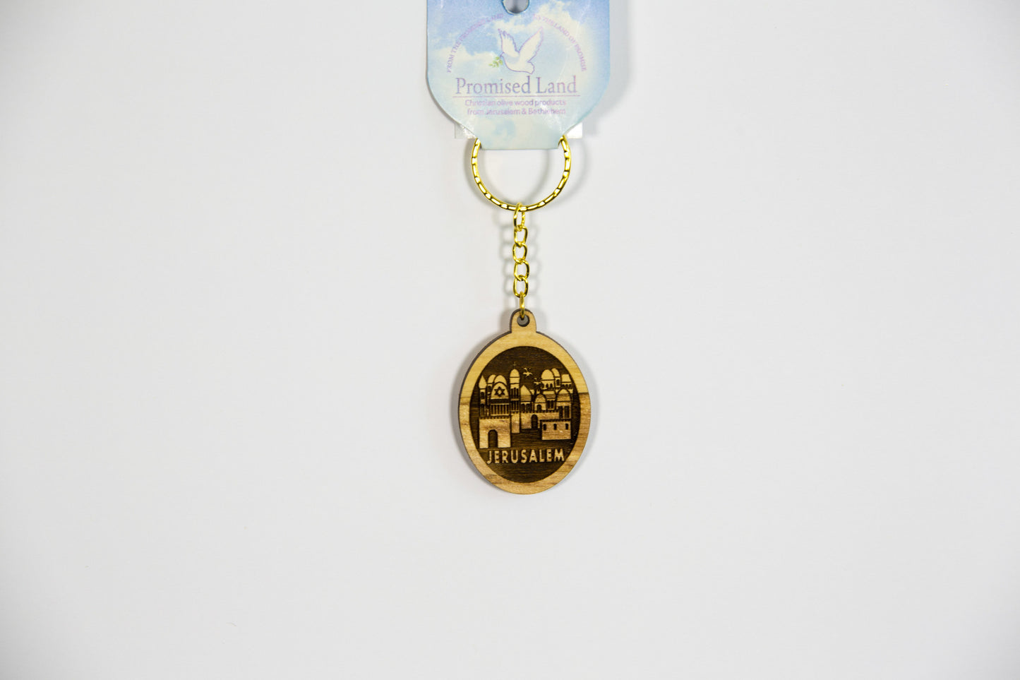 Olive wood key chain - souvenirs