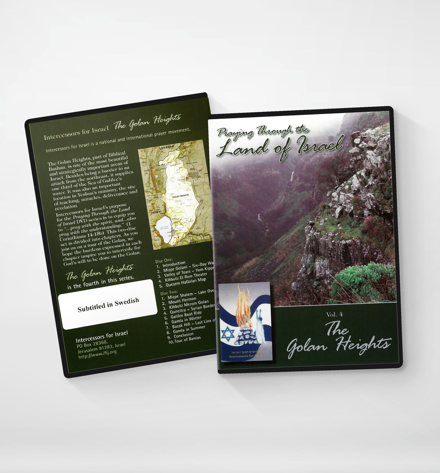 Praying Through the Land of Israel vol. 4 The Golan Heights (2 discs) - DVD