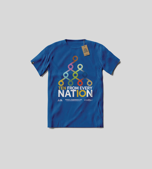 2025 Feast T-Shirt "Ten From Every Nation"