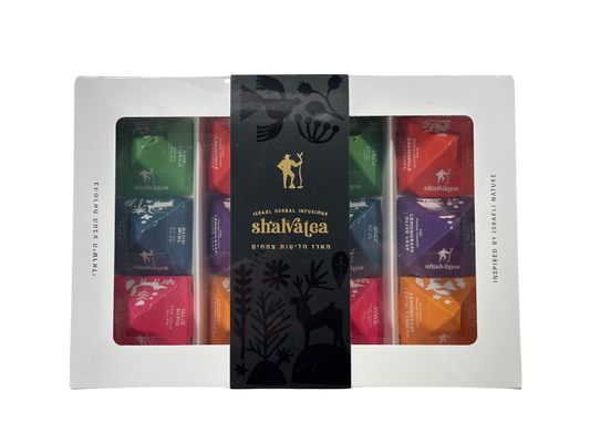 Shalva Tea Sampler Gift Pack | Israeli Herbal Tea - souvenirs
