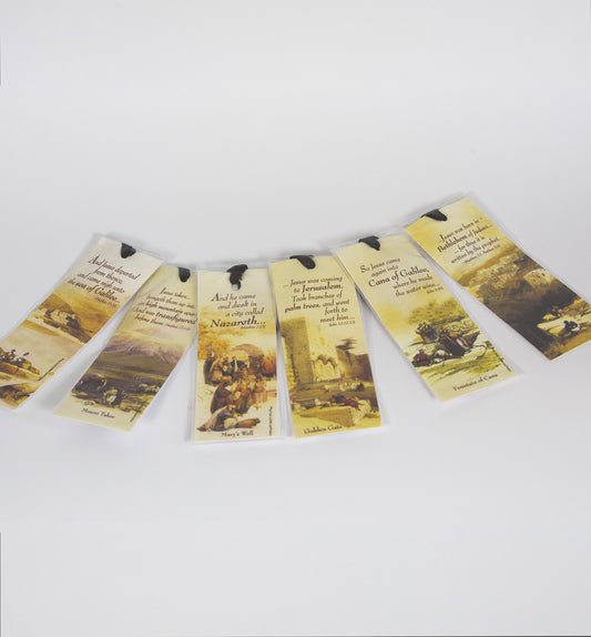Holy Land Bookmarks - 6 kinds (each one $2.50)- souvenirs