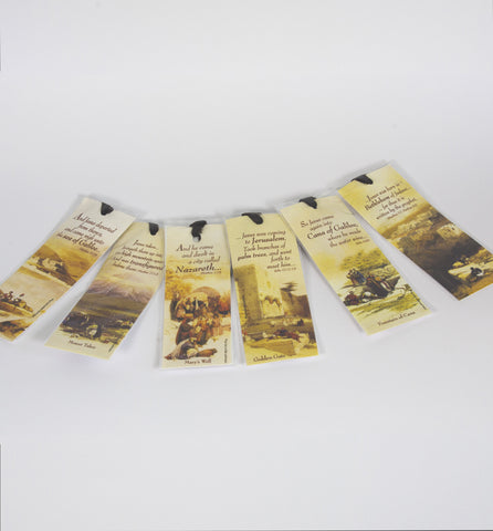 Holy Land Bookmarks - 6 kinds ( each one $ 2.50)- souvenirs