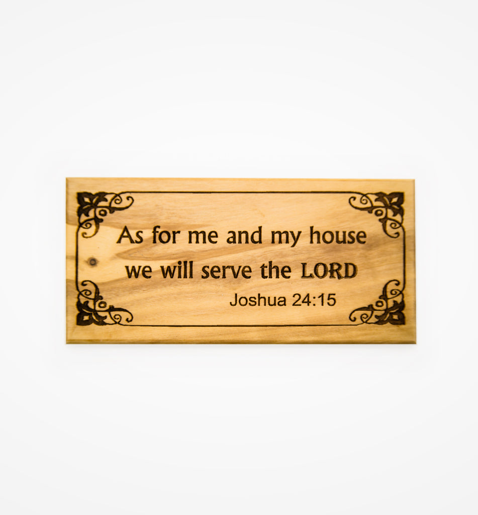 Olive Wood Door Plaques (available in 7 languages)