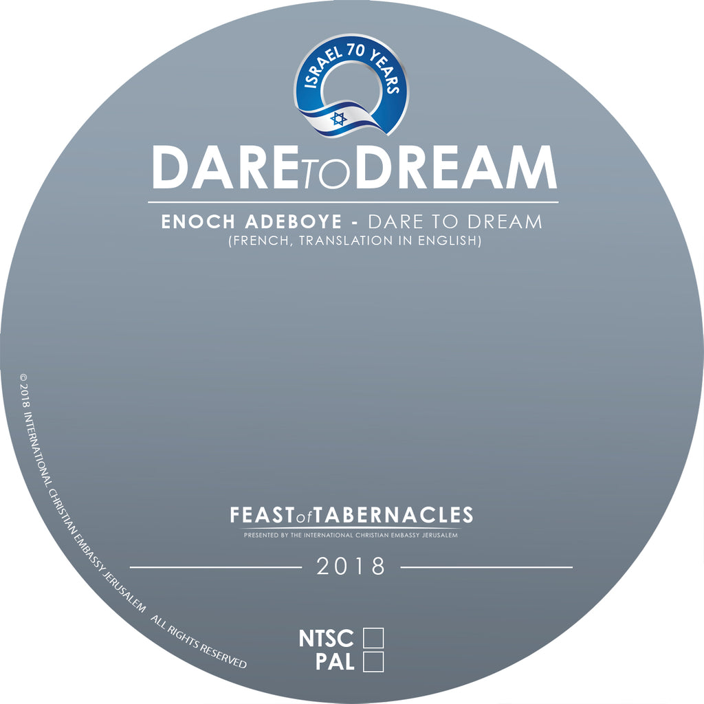 2018 Enoch Adeboye, Evening Celebration,Dare to Dream, - DVD