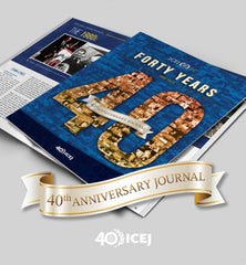 40th ICEJ Anniversary Journal             - Book