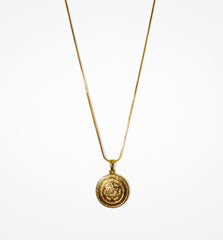 ICEJ Shomer Pendant, 24K Gold plated