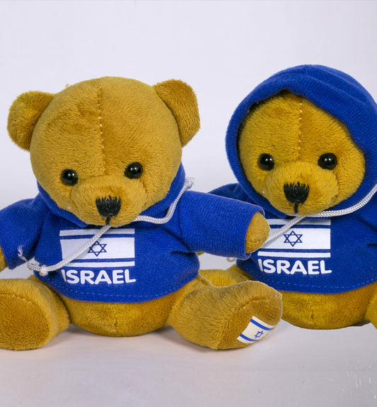 OSITO DE PELUCHE CON BANDERA ISRAELÍ  - Spanish souvenirs