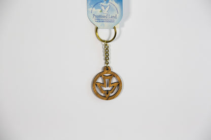 Olive wood key chain  - souvenirs