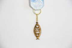 Olive wood key chain  - souvenirs