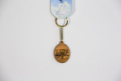 Olive wood key chain  - souvenirs