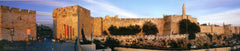 Panoramic postcard - Panoramic views of Jerusalem - souvenirs