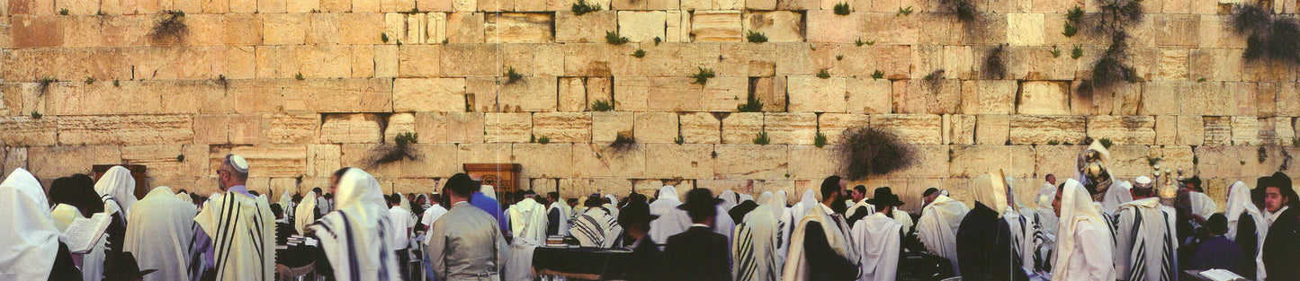 Panoramic postcard - Panoramic views of Jerusalem - souvenirs