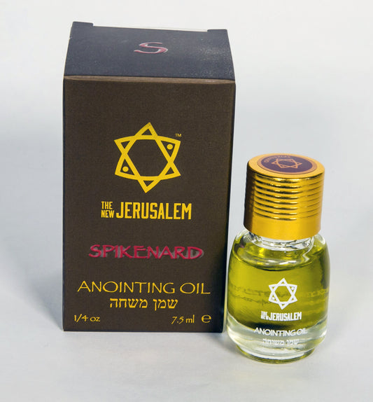 LA NUEVA JERUSALÉN – ACEITE DE UNCIÓN, 7.5 ML. GRANADA/ NARDO  -Spanish souvenirs