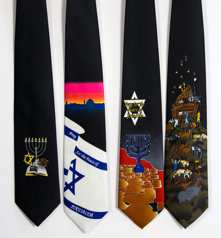 Israeli Flag Neck Tie - souvenirs